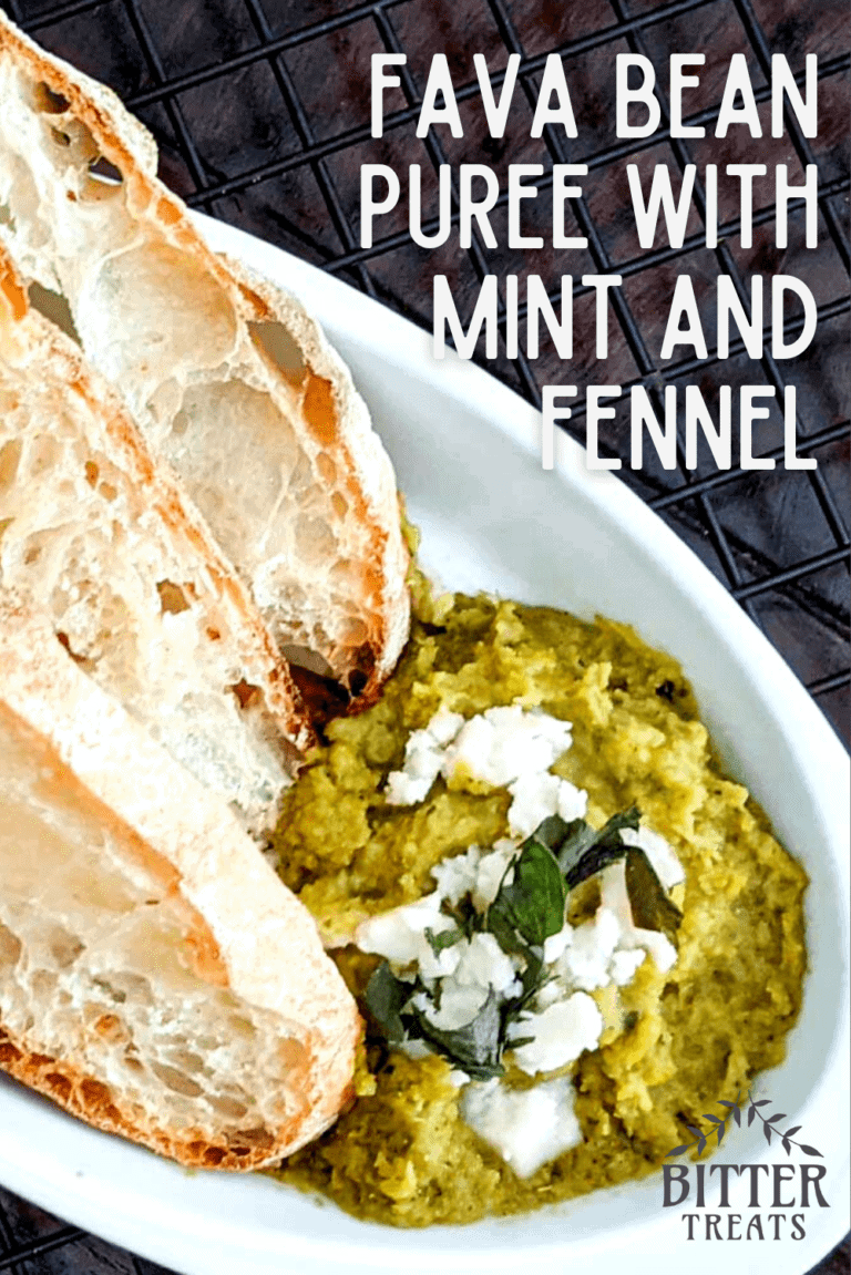 Fava Bean Purée with Fennel and Mint • BITTERTREATS